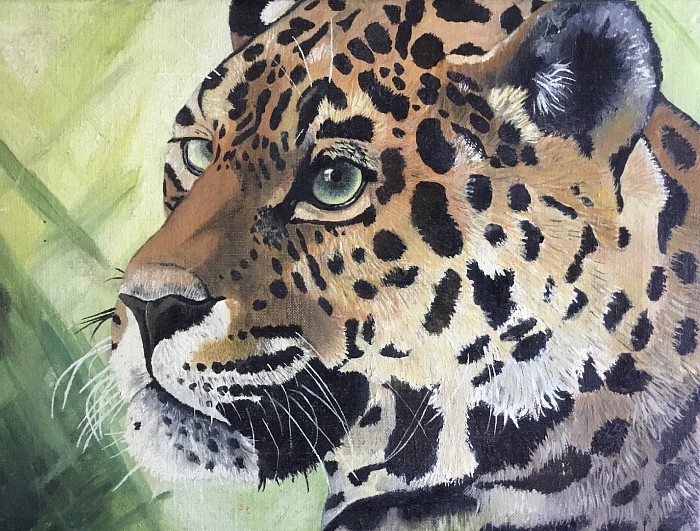 Painting of a Jaguar